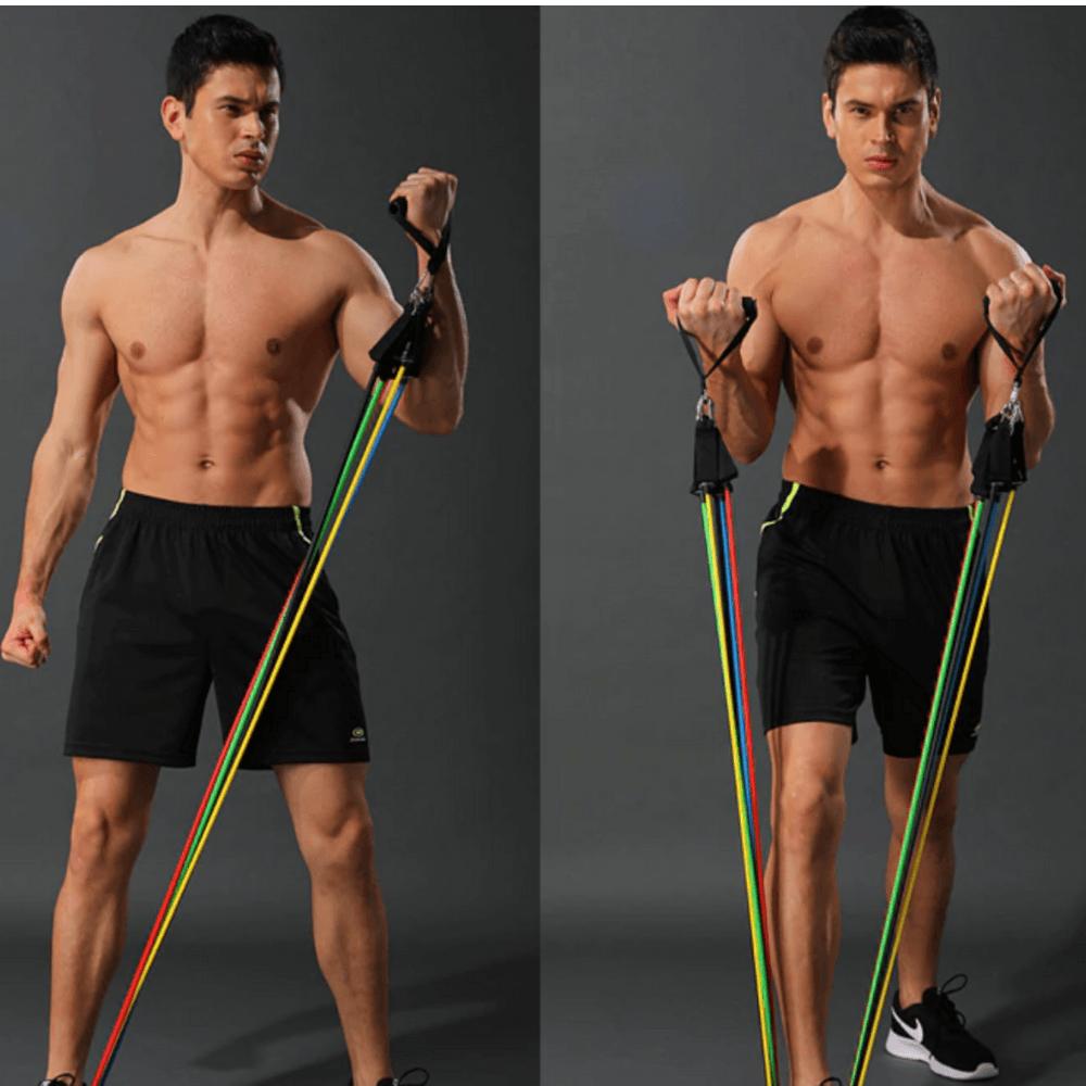 Resistance Bands Pull Rope Fitness Exercises Pleasanton Health
